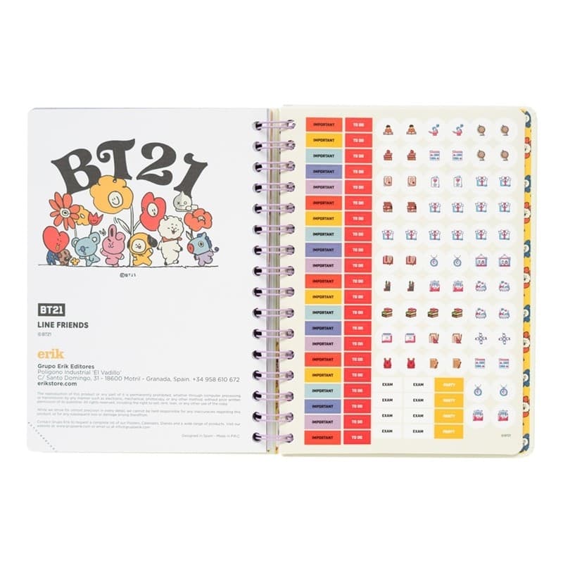 BT21 - Calendar for the 2021/2022 school year (white) - 13