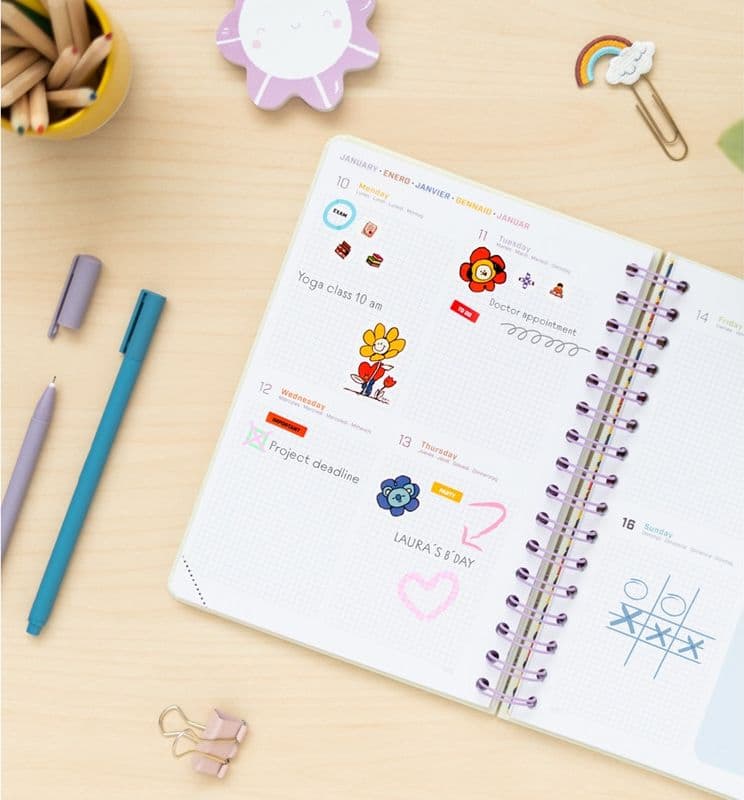 BT21 - Calendar for the 2021/2022 school year (white) - 8