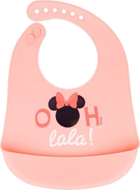 Minnie Mouse - Bib with Pocket (Indigo dreams)