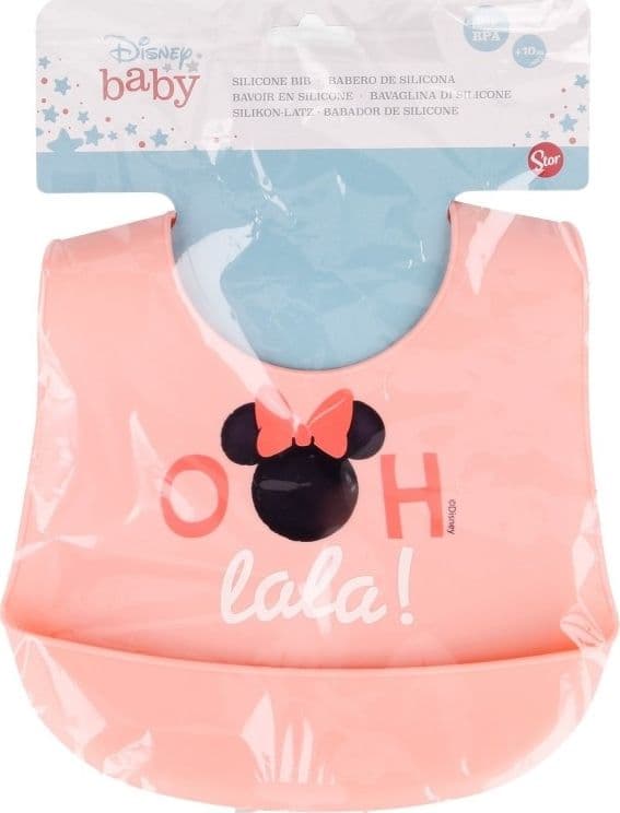Minnie Mouse - Bib with Pocket (Indigo dreams) - 5