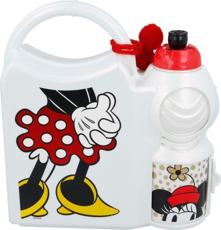 Minnie Mouse - Lunchbox and water bottle 400 ml set
