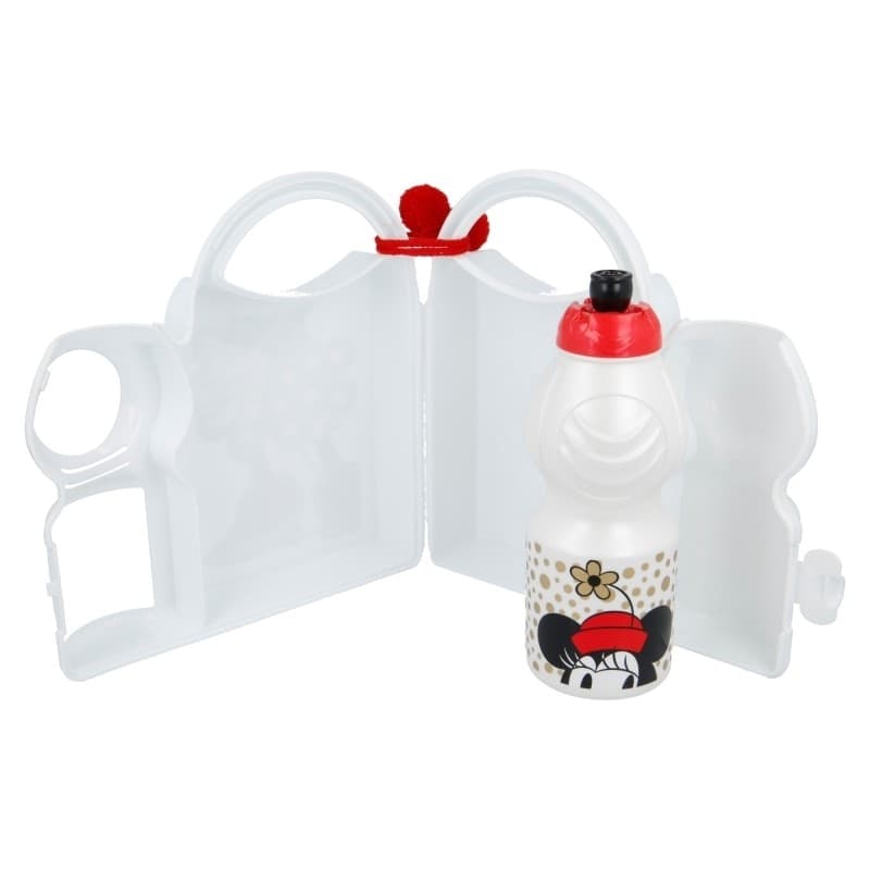 Minnie Mouse - Lunchbox and water bottle 400 ml set - 4