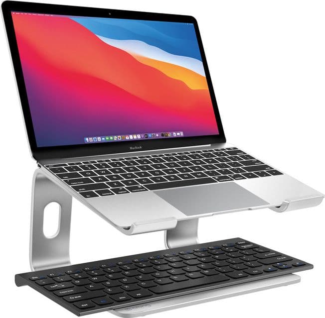 Crong AluBench – Supporto per laptop in alluminio (argento) - 5