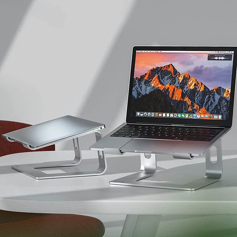 Crong AluBench – Supporto per laptop in alluminio (argento) - 8