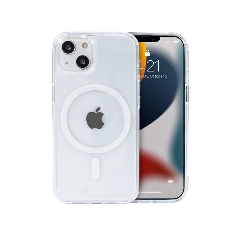 Crong Clear MAG Cover - Custodia MagSafe per iPhone 13 mini (trasparente) - 13
