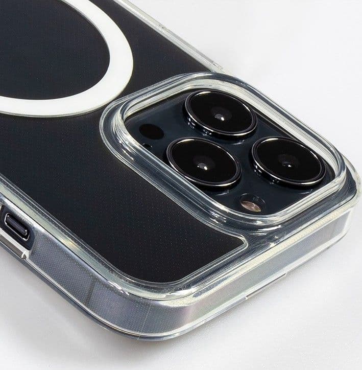 Crong Clear MAG Cover - Custodia MagSafe per iPhone 13 mini (trasparente) - 15