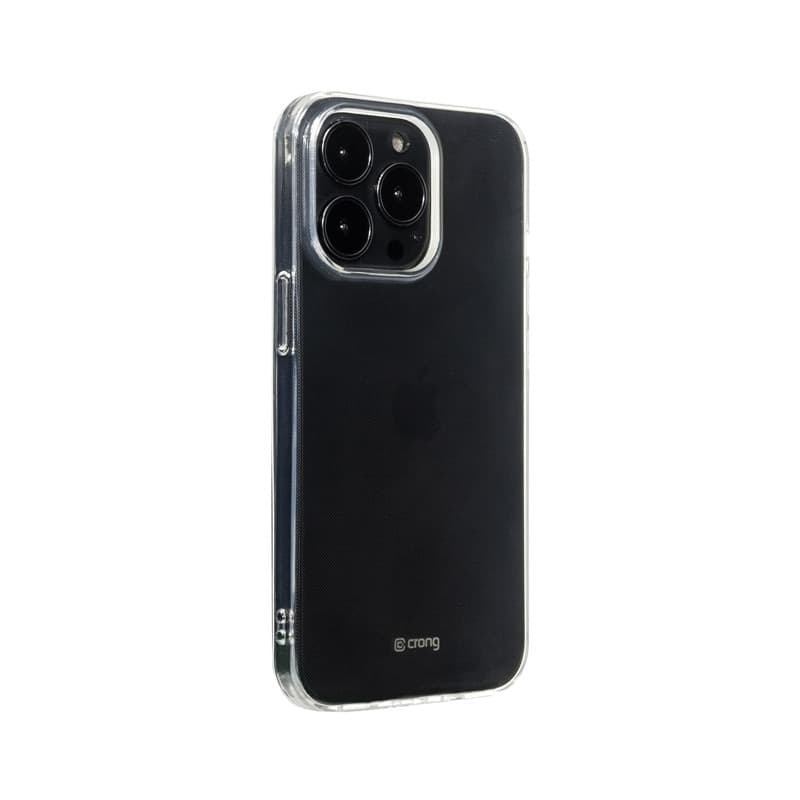 Crong Crystal Slim Cover - Custodia per iPhone 13 Pro (Trasparente) - 4