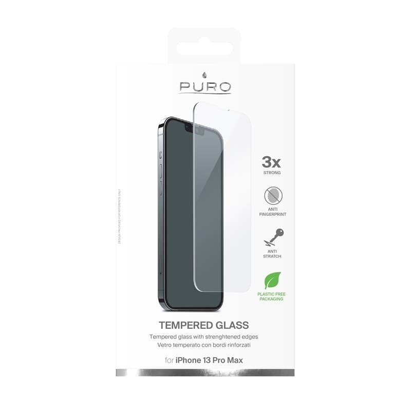 PURO Protective glass for the iPhone 14 Plus / iPhone 13 Pro Max screen - 5