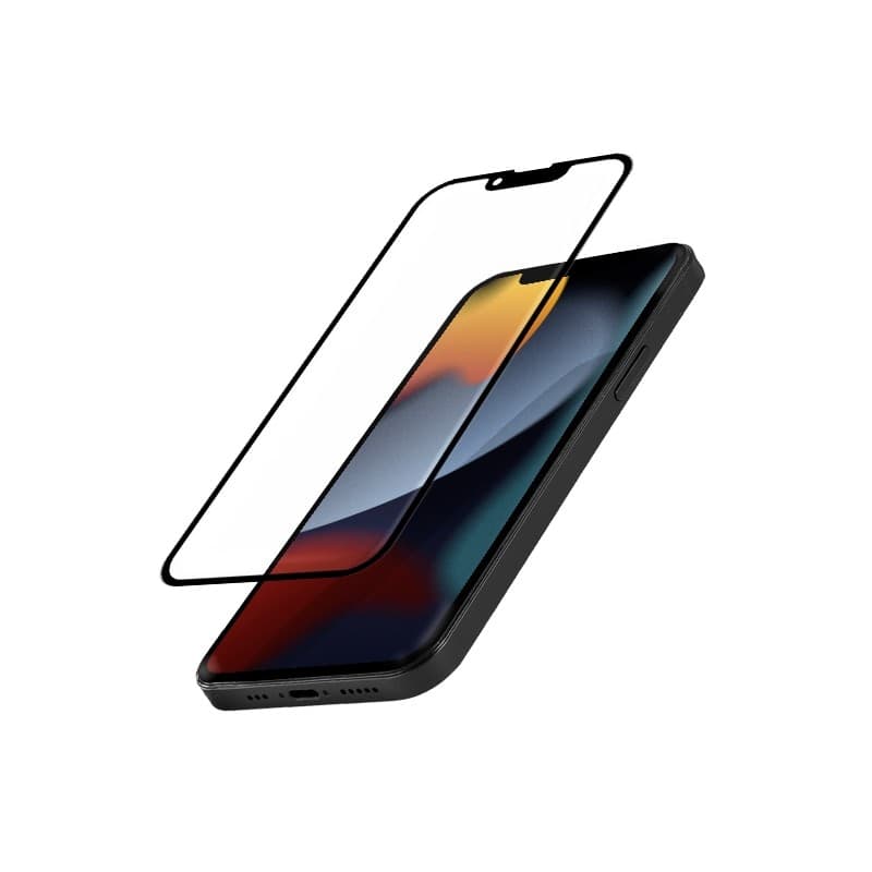 Crong Anti-Bacterial 3D Armor Glass – Vetro temperato 9H per schermo intero iPhone 14 Plus / iPhone 13 Pro Max + telaio di insta - 10
