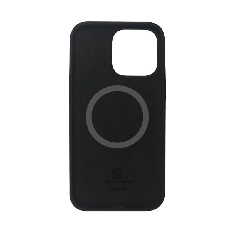 Crong Color Cover Magnetic - Custodia MagSafe per iPhone 13 Pro Max (Nero) - 12