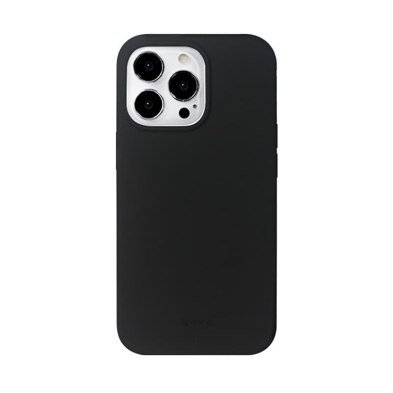 Crong Color Cover Magnetic - Custodia MagSafe per iPhone 13 Pro Max (Nero) - 13