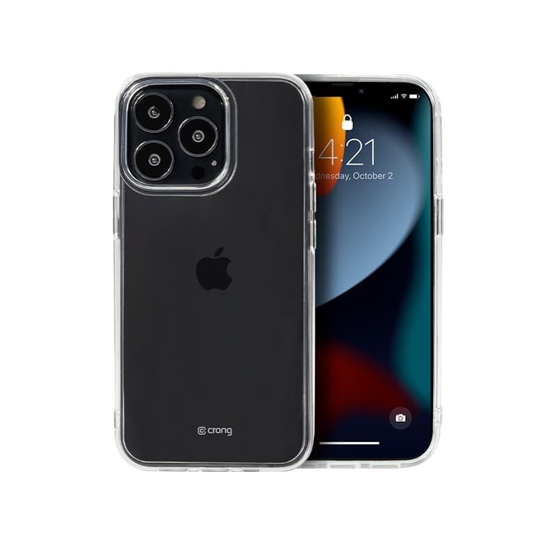 Crong Crystal Slim Cover - Custodia per iPhone 13 Pro Max (trasparente) - 20