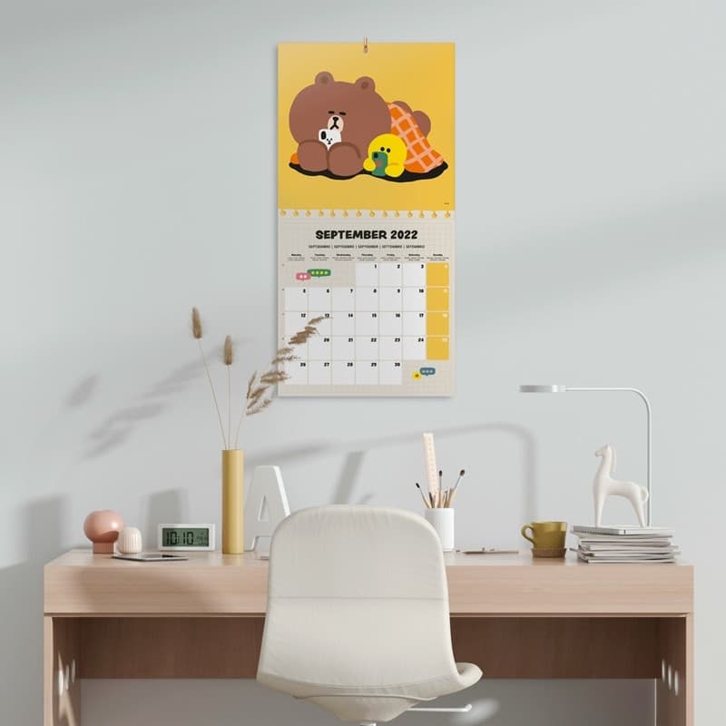 Line Friends - Calendar 2022 30x30cm - 4