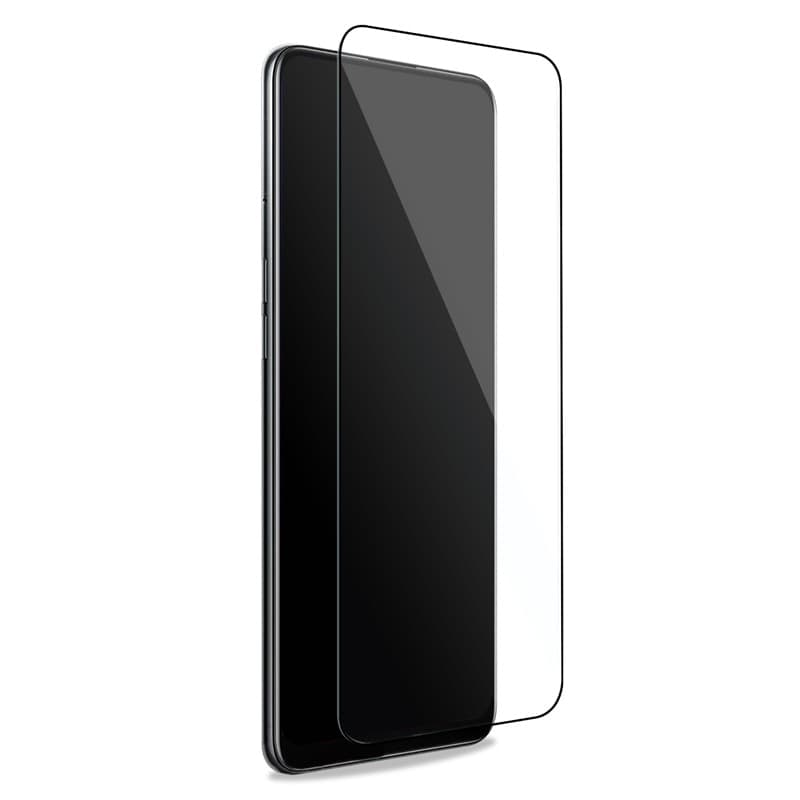PURO Frame Tempered Glass - Xiaomi Mi 11 LITE Tempered Glass Protective Glass (Black Frame) - 4