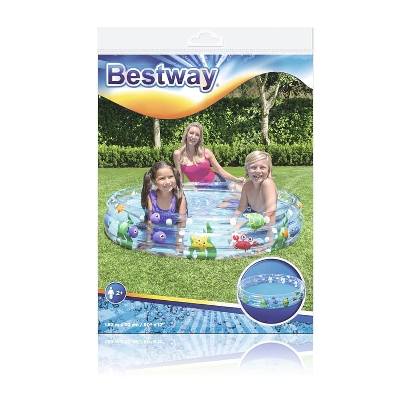 Bestway - Inflatable pool 152 x 30cm (Transparent) - 4