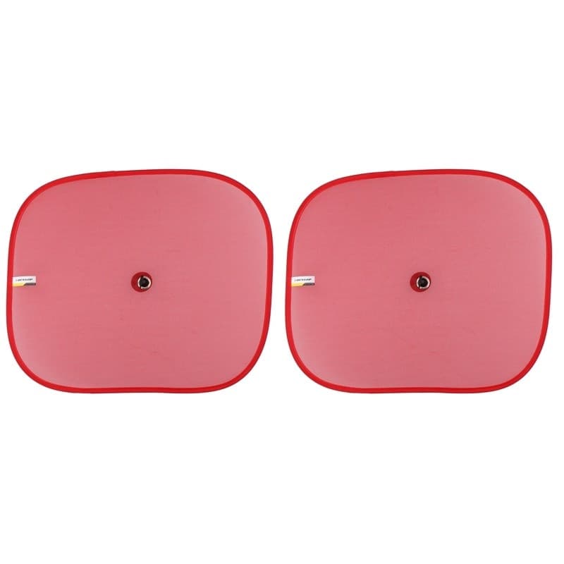 Dunlop - Sun visor for car side windows 36x44 cm 2 pcs (red) - 4