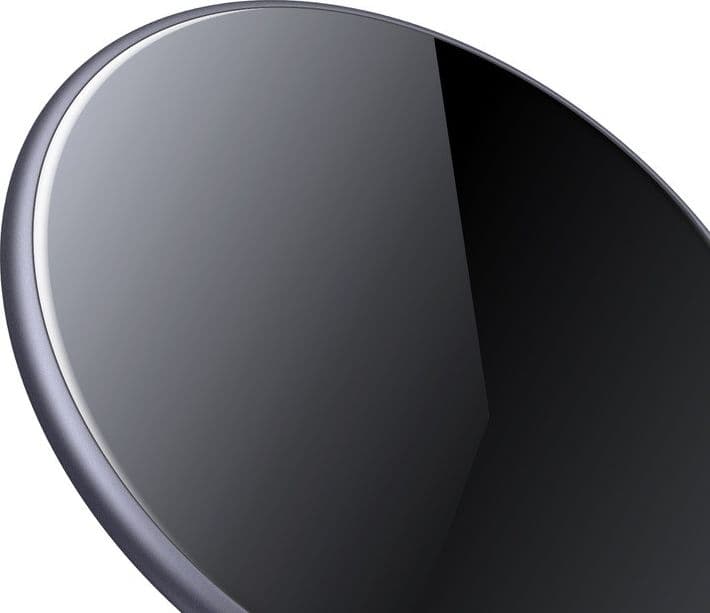 Caricabatterie wireless rapido Crong PowerSpot – Caricabatterie wireless Qi USB-C in alluminio da 15 W con rivestimento in vetro - 12