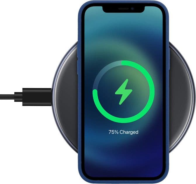 Caricabatterie wireless rapido Crong PowerSpot – Caricabatterie wireless Qi USB-C in alluminio da 15 W con rivestimento in vetro - 6
