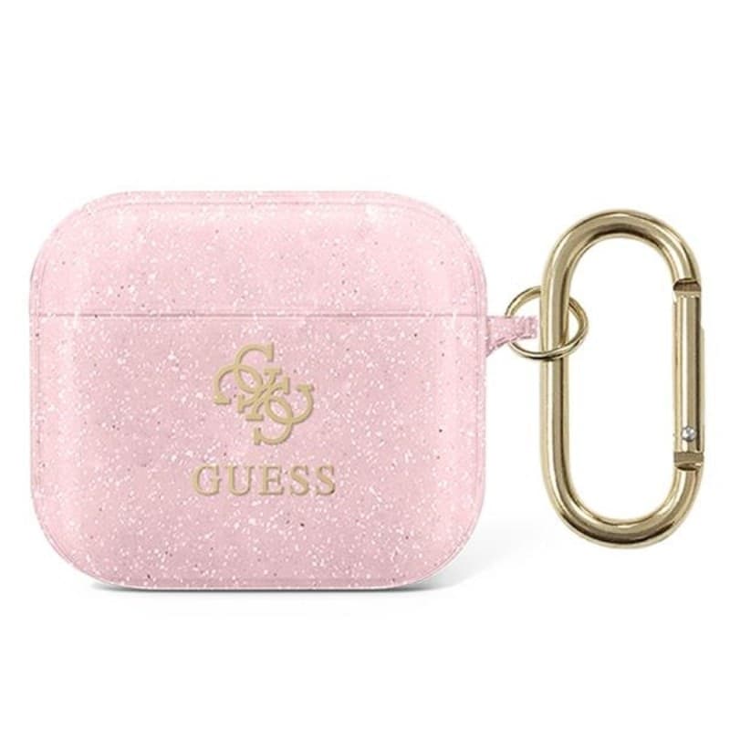 Guess 4G Glitter - Case for Airpods 3 (Pink) - 2