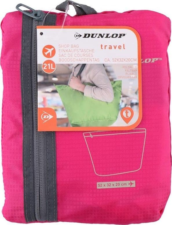 Dunlop - Foldable Shopping Bag (Pink) - 3