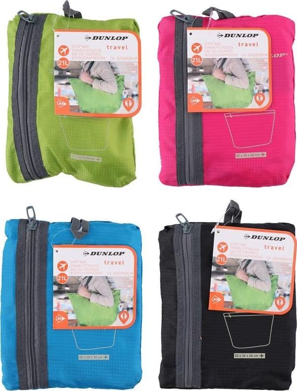 Dunlop - Foldable Shopping Bag (Pink) - 4