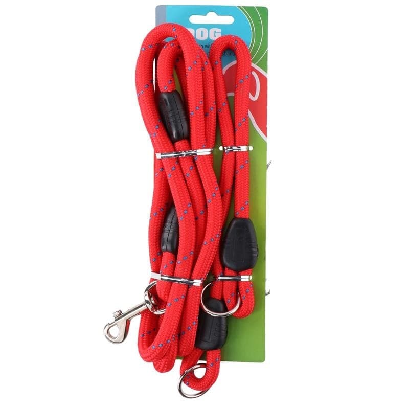 150 cm leash + 45 cm collar (red) - 3