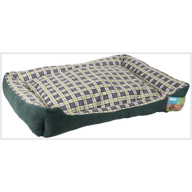 Soft bed sofa for a dog 90 x 70 x 20 cm, size XL (green) - 4