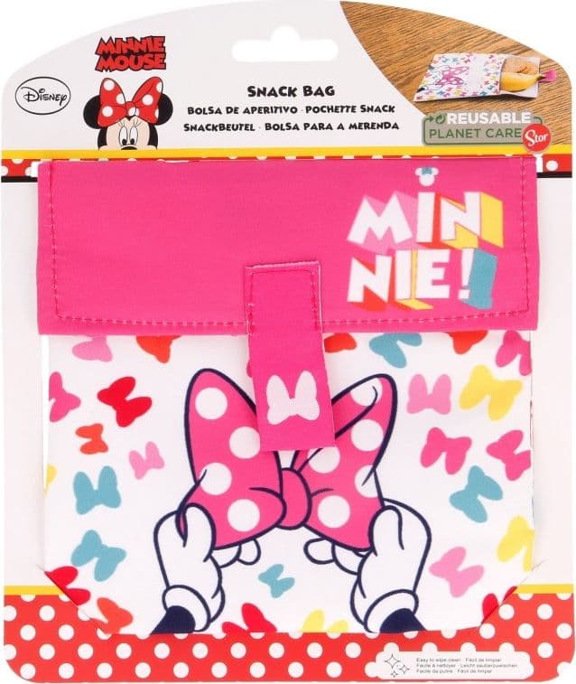 Minnie Mouse - Reusable snack bag