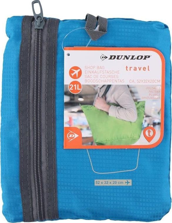 Dunlop - Foldable Shopping Bag (Blue) - 3