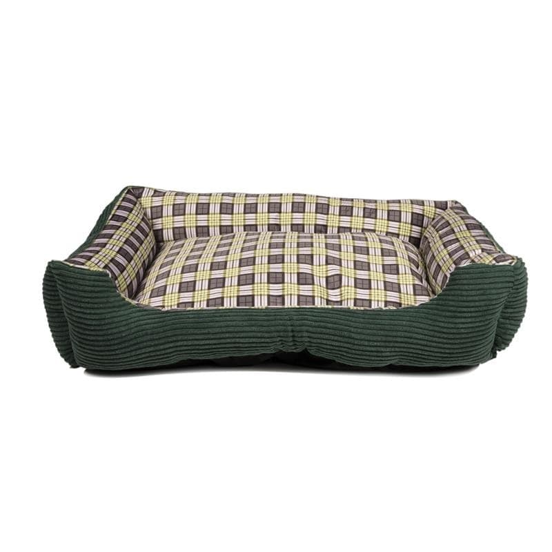 Soft bed sofa for a dog 75 x 58 x 19 cm size. L (green) - 3