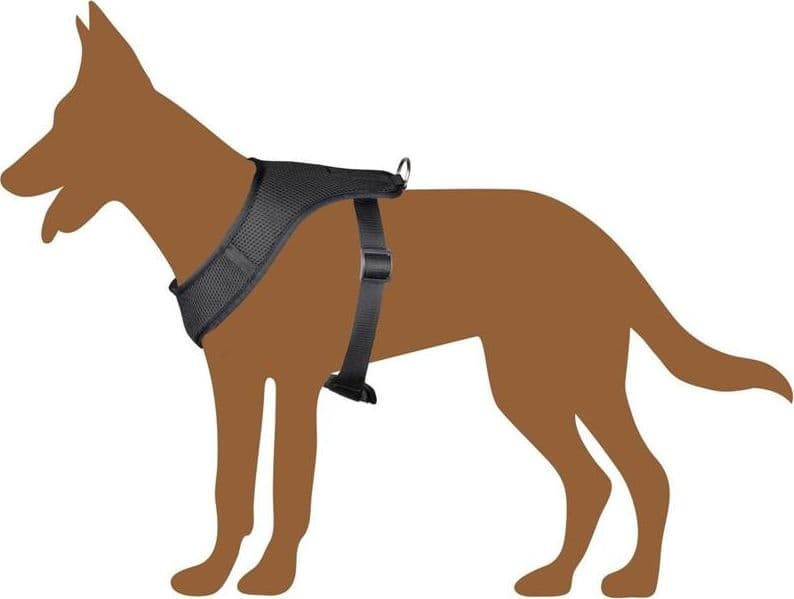 Harness / dog harness 67.6 x 106.5 cm size. L (black) - 7