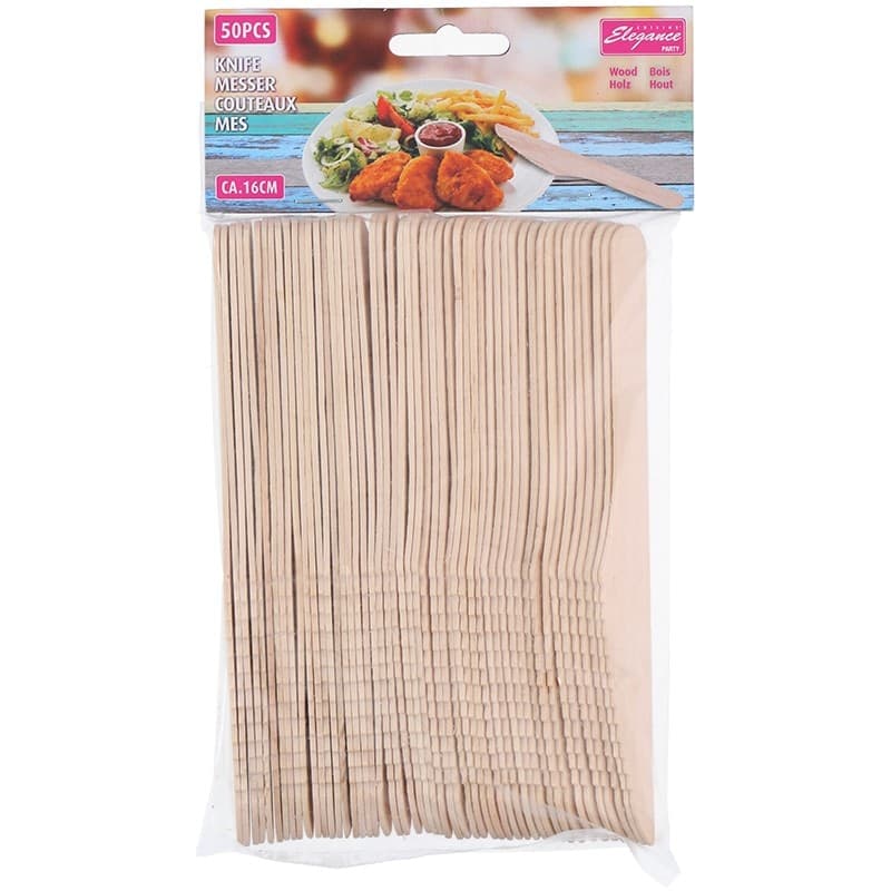 Cuisine Elegance - Knife wood 50pcs 16,5cm - 3