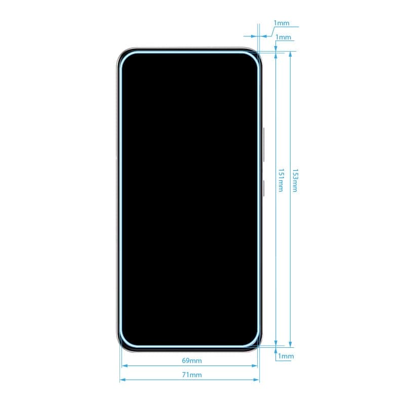 Crong 7D Nano Flexible Glass - Vetro ibrido 9H per l'intero schermo del Samsung Galaxy S22+ - 2