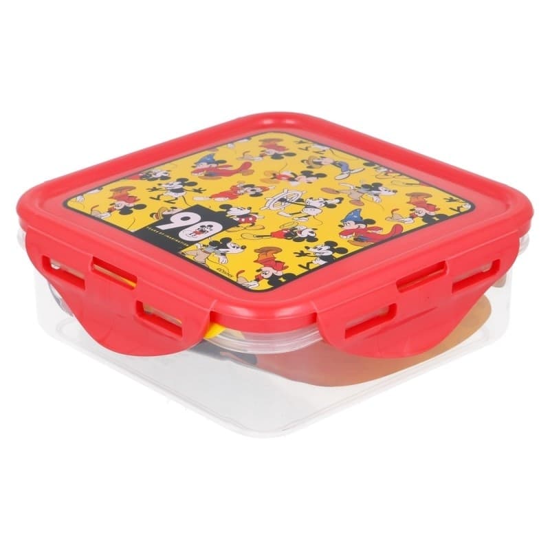 Mickey Mouse - Lunchbox / hermetic breakfast box 500ml - 3