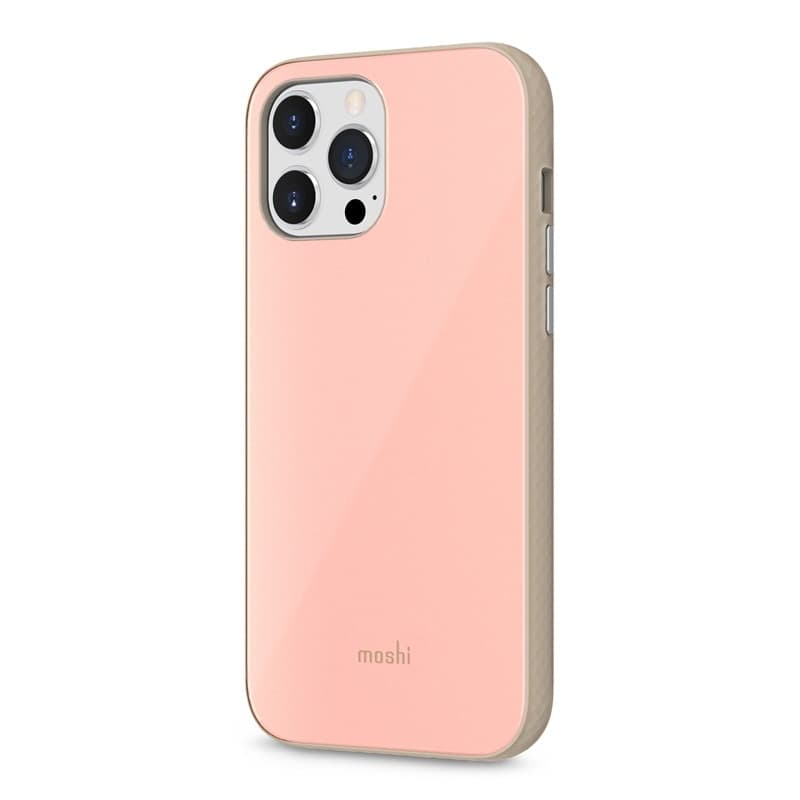 Moshi iGlaze - Premium Hybrid Case for iPhone 13 Pro Max (SnapTo system) (Dahlia Pink) - 2