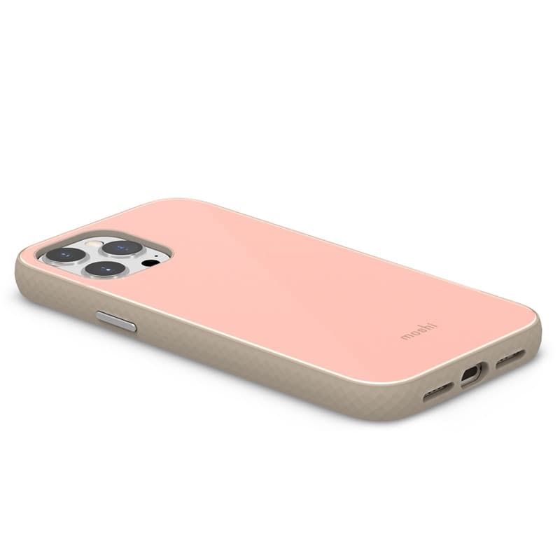 Moshi iGlaze - Premium Hybrid Case for iPhone 13 Pro Max (SnapTo system) (Dahlia Pink) - 4