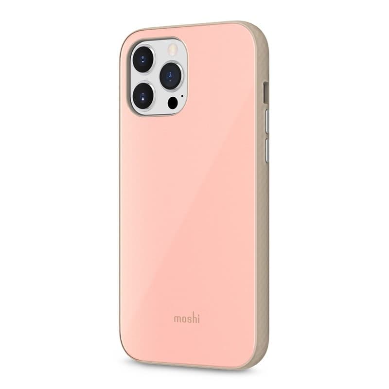 Moshi iGlaze - Premium Hybrid Case for iPhone 13 Pro Max (SnapTo system) (Dahlia Pink) - 7