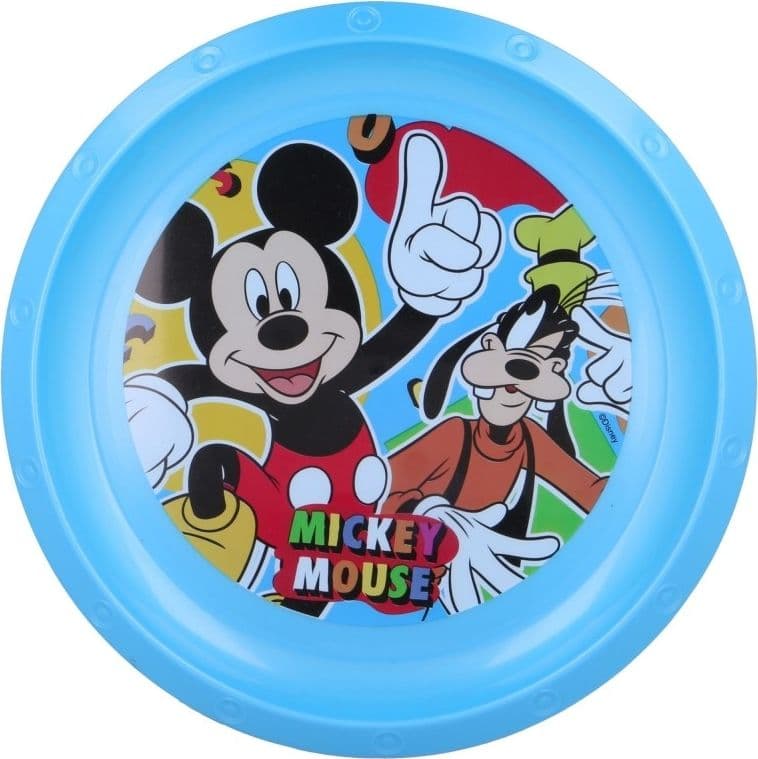 Mickey Mouse - Dessert plate (blue) - 3