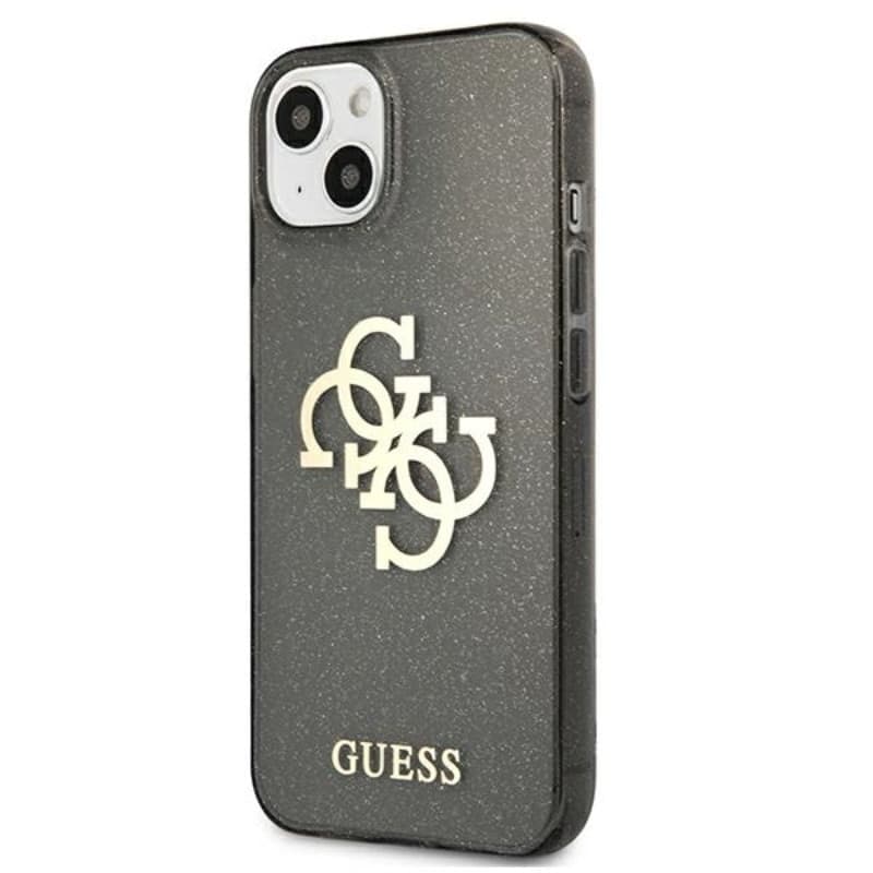 Guess Glitter 4G Big Logo - Case for iPhone 13 mini (Black) - 2