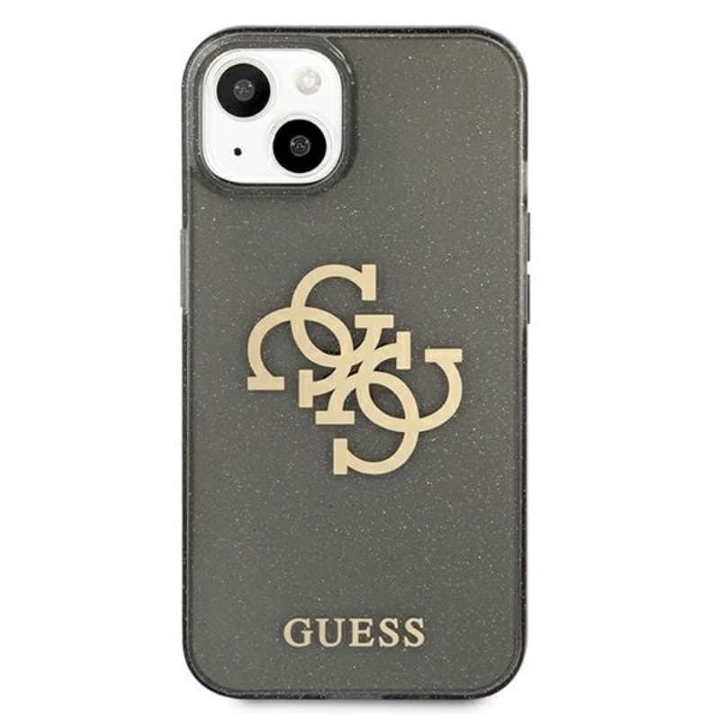 Guess Glitter 4G Big Logo - Case for iPhone 13 mini (Black) - 3