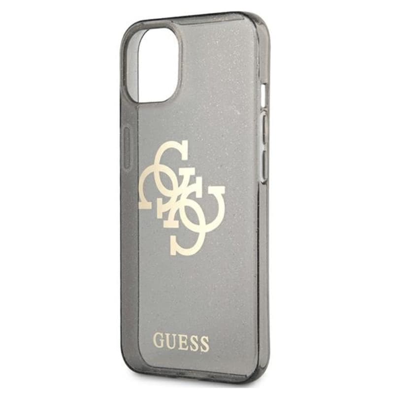 Guess Glitter 4G Big Logo - Case for iPhone 13 mini (Black) - 6