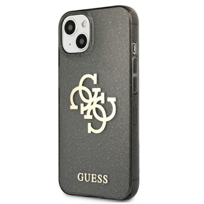 Guess Glitter 4G Big Logo - Case for iPhone 13 mini (Black) - 10