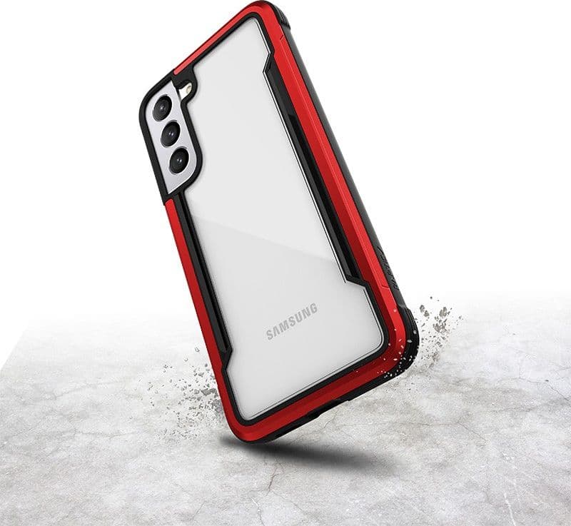 X-Doria Raptic Shield Pro - Case for Samsung Galaxy S22+ 5G (Antimicrobial Protection) (Red) - 9