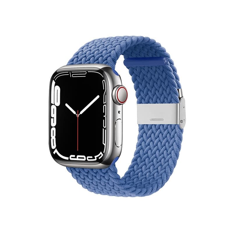 Crong Wave Band – Cinturino intrecciato per Apple Watch 38/40/41/42 mm (blu) - 3