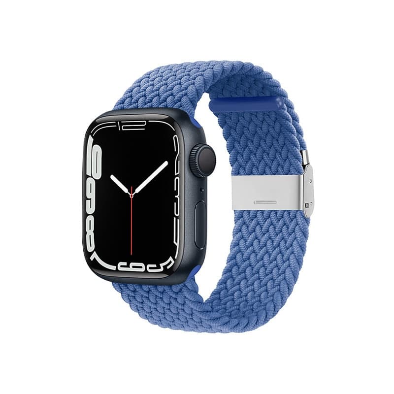 Crong Wave Band – Cinturino intrecciato per Apple Watch 38/40/41/42 mm (blu) - 4