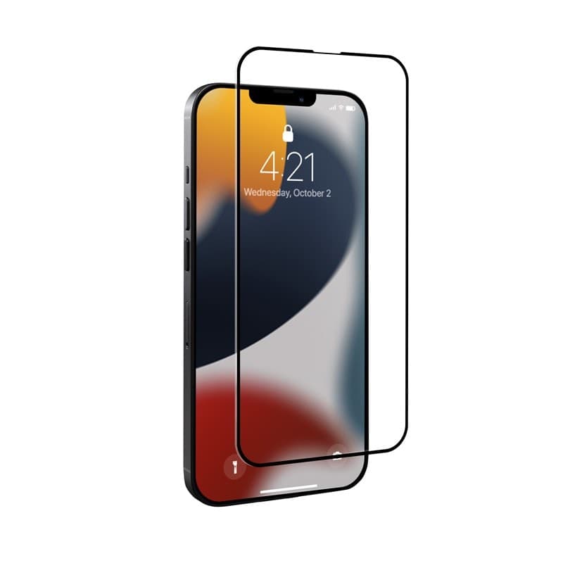 Crong 7D Nano Flexible Glass - Vetro ibrido 9H infrangibile per l'intero schermo dell'iPhone 13 mini - 9