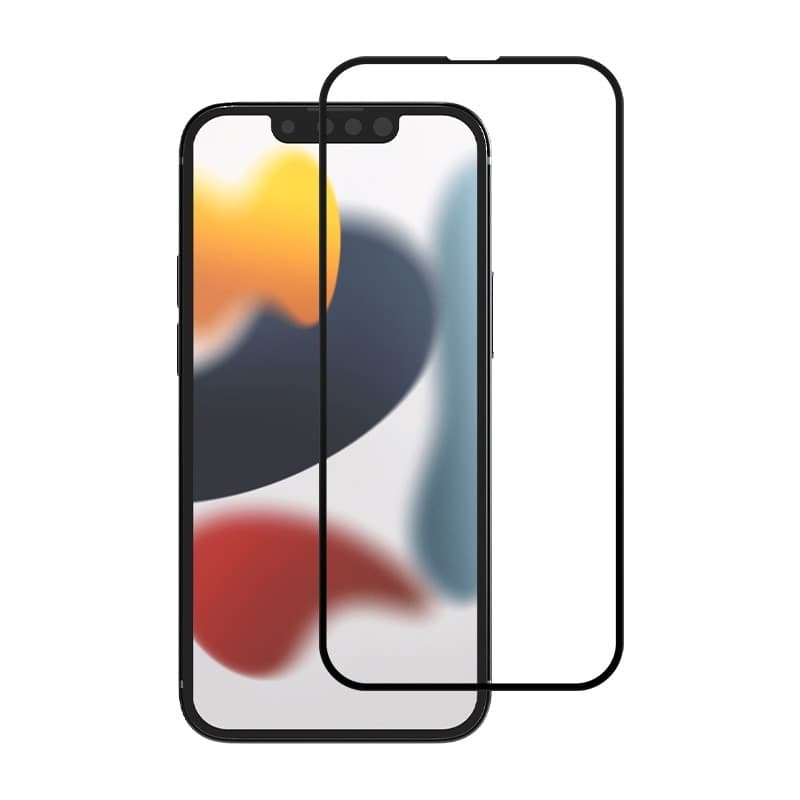 Crong 7D Nano Flexible Glass - Vetro ibrido 9H infrangibile per l'intero schermo dell'iPhone 13 mini - 10