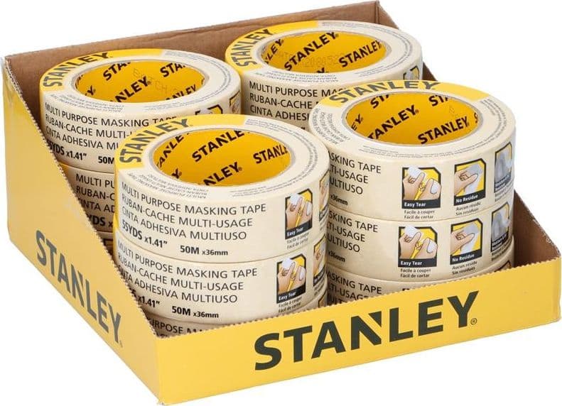 Stanley - Nastro adesivo per mascheratura 3,6 x 50 m - 2