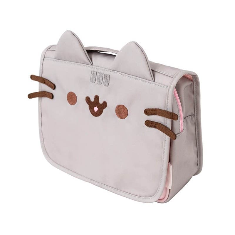Pusheen - Collezione Foodie, grande borsa da viaggio per cosmetici con passante per appendere - 9