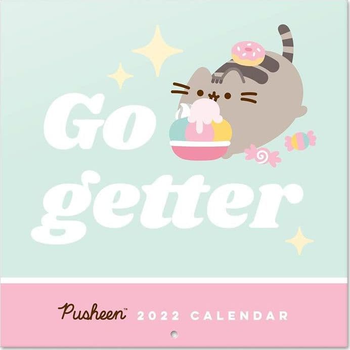 Pusheen - Calendario da parete 2022 della collezione Foodie 30 x 30 cm